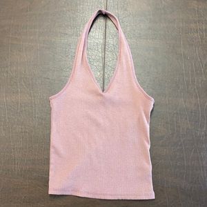 American Eagle purple halter top - size xs